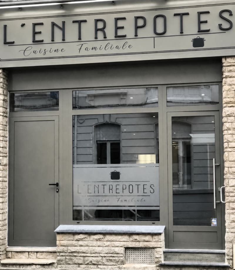 Façade du restaurant L'Entrepotes
