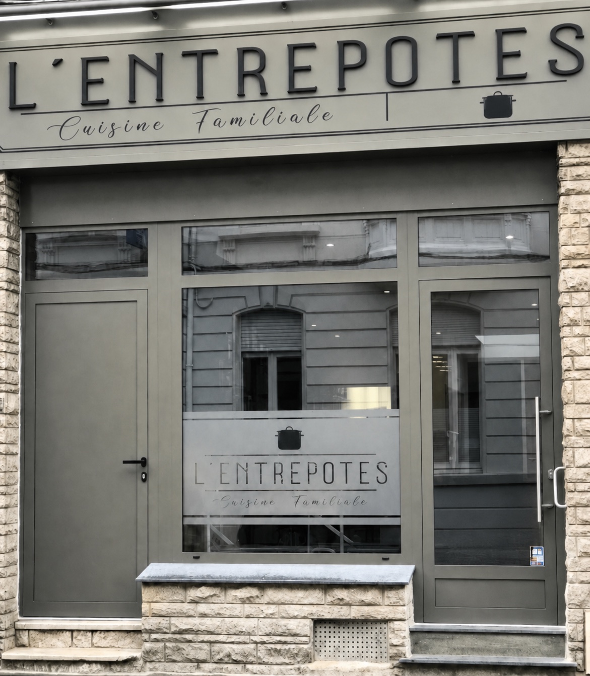 Façade de L'Entrepotes à Armentières